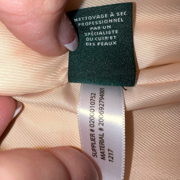 Lauren Ralph Lauren Lambskin Leather Jacket Size 12 - Picture 6 of 15